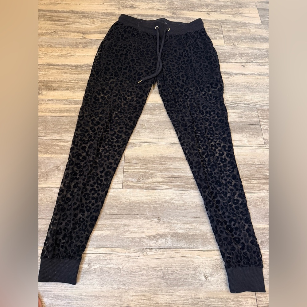 Men’s Sheer Leopard Joggers